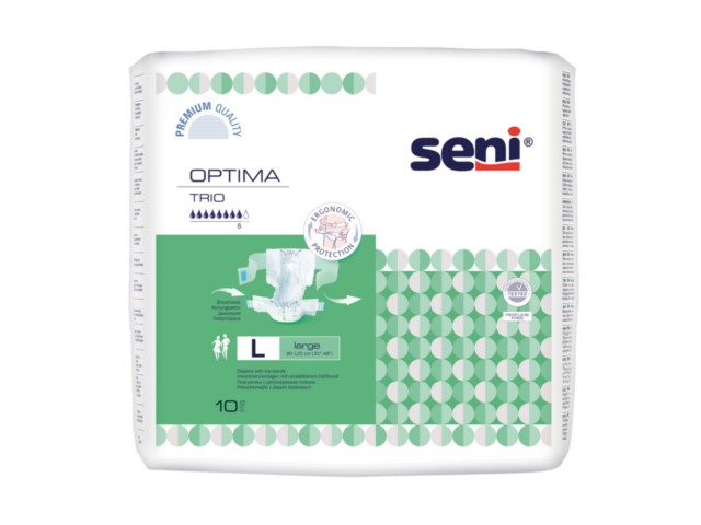Piel-m. SENI OPTIMA TRIO large interakcje ulotka pielucho-majtki - 10 szt.