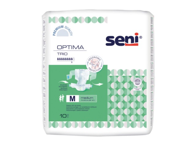 Piel-m. SENI OPTIMA TRIO medium interakcje ulotka pielucho-majtki  10 szt.