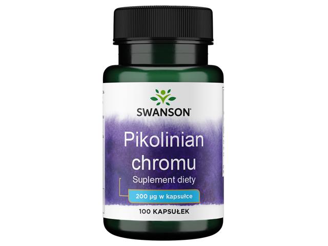 Pikolinian Chromu interakcje ulotka kapsułki 200 mcg 100 kaps.