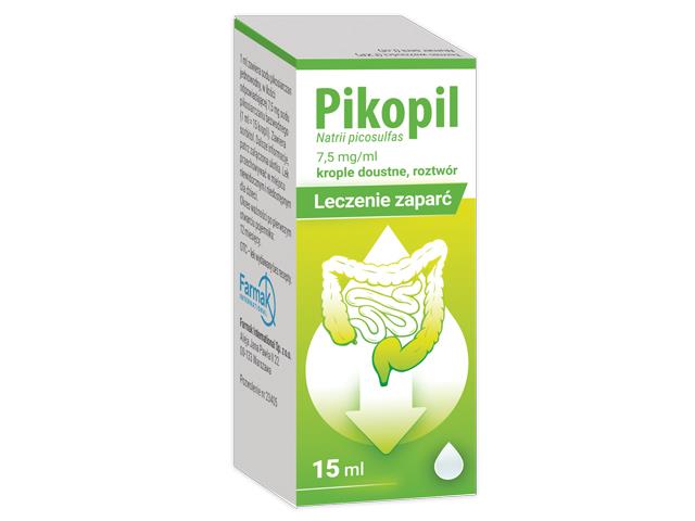 Pikopil interakcje ulotka krople doustne, roztwór 7,5 mg/ml 15 ml