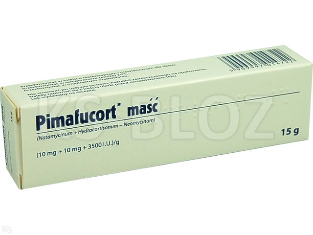 Pimafucort interakcje ulotka maść (10mg+10mg+3500I.U.)/g 