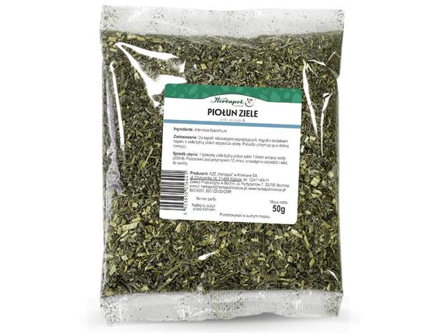 Piołun Ziele interakcje ulotka   50 g