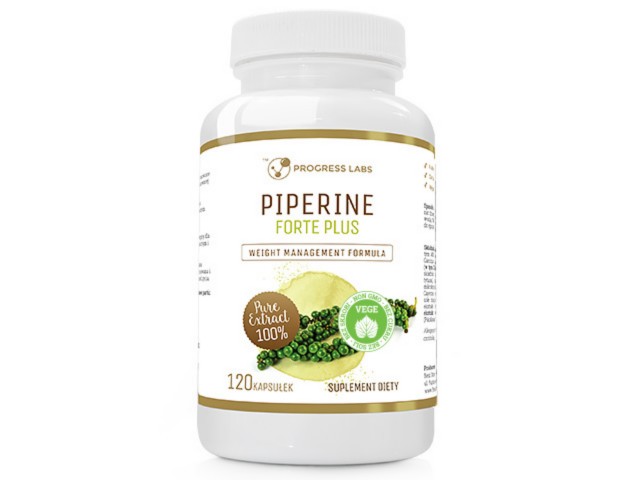 Piperine Forte Plus interakcje ulotka kapsułki - 120 kaps.