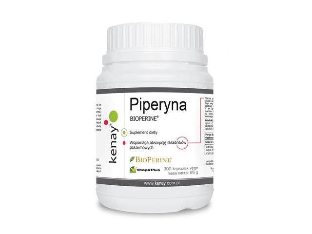Piperyna Bioperine interakcje ulotka kapsułki - 300 kaps.