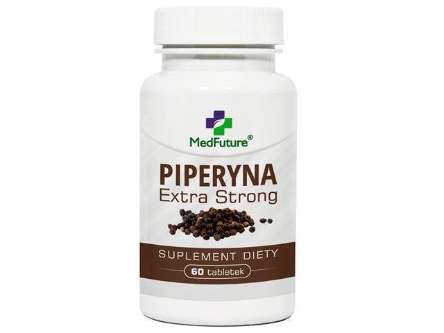 Piperyna Extra Strong interakcje ulotka tabletki  60 tabl.