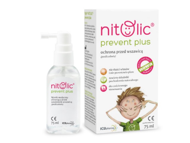 Pipi Nitolic Prevent Plus ochrona przed wszawicą interakcje ulotka spray  75 ml