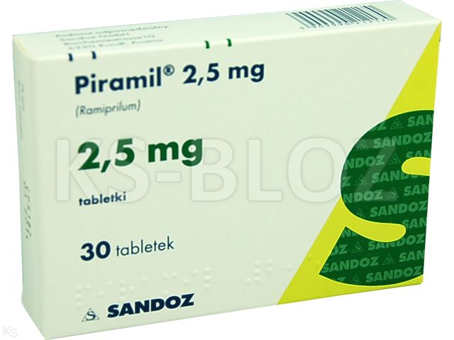 Piramil 2,5 mg interakcje ulotka tabletki 2,5 mg 30 tabl. | 3 blist.po 10 szt.