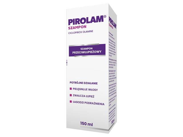 Pirolam Szampon przeciwłupieżowy z witaminą A + E interakcje ulotka szampon - 150 ml