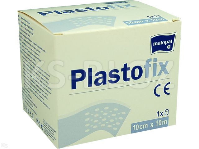 Plastofix Plaster 10 m x 10 cm interakcje ulotka plaster  1 szt.