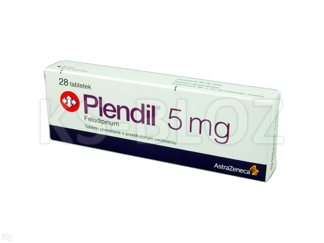 Plendil interakcje ulotka tabletki o przedłużonym uwalnianiu 5 mg 28 tabl.