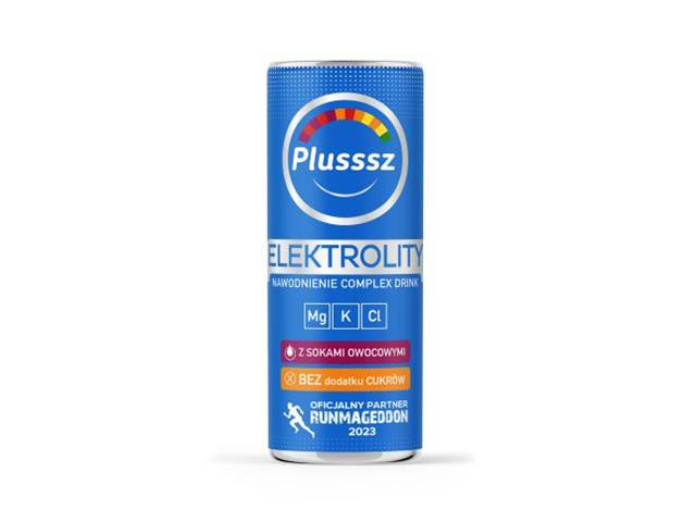 Plusssz ELEKTROLITY Nawodnienie Complex Drink interakcje ulotka napój  250 ml | puszka