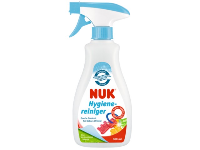 Płyn higieniczny NUK do zabawek i powierzchni 256.426 interakcje ulotka  - 360 ml