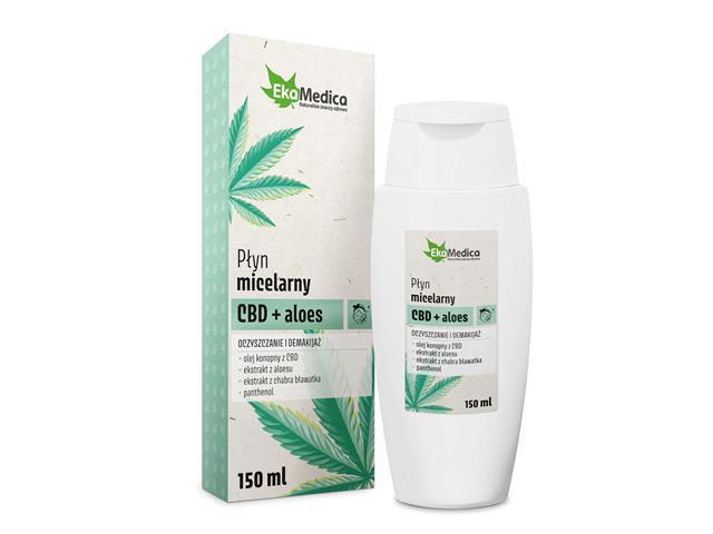 Płyn micelarny CBD + aloes interakcje ulotka płyn - 150 ml