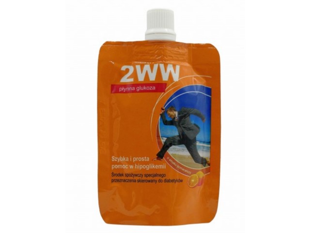 Płynna Glukoza 2WW smak pomarańczowy interakcje ulotka płyn - 1 sasz.
