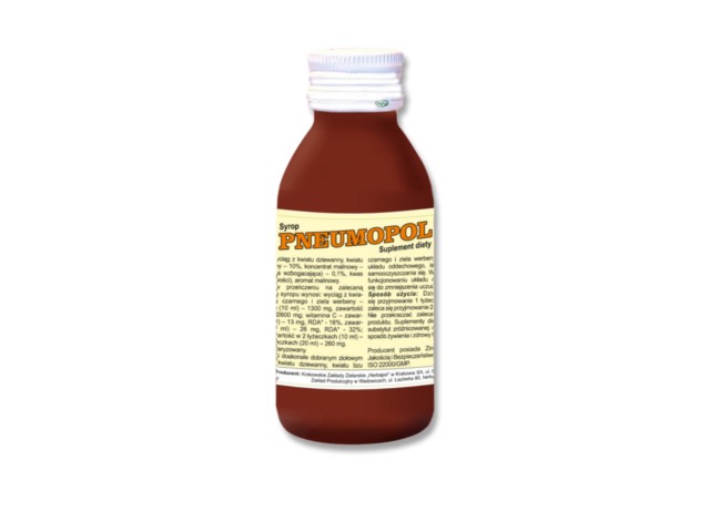 Pneumopol Syrop interakcje ulotka syrop - 100 ml