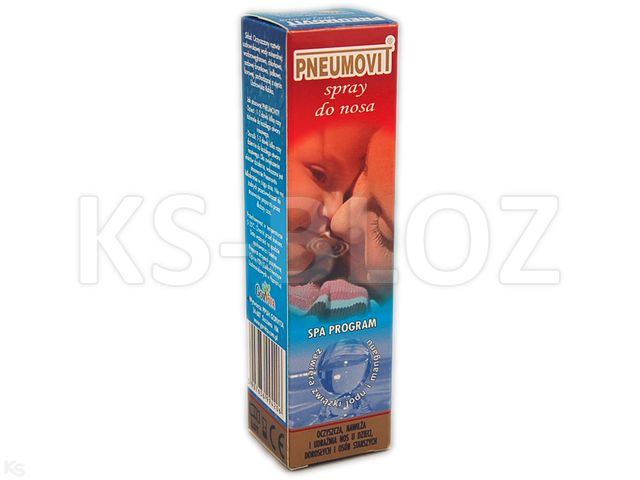 Pneumovit Spray do nosa interakcje ulotka spray do nosa  35 ml