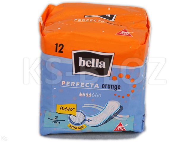 Podp. BELLA PERFECTA ORANGE Extra Soft interakcje ulotka podpaska - 12 szt.