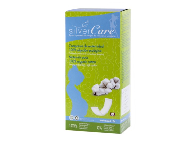 Podp. Silver Care poporodowe 100% bawełny organicznej interakcje ulotka   10 szt.