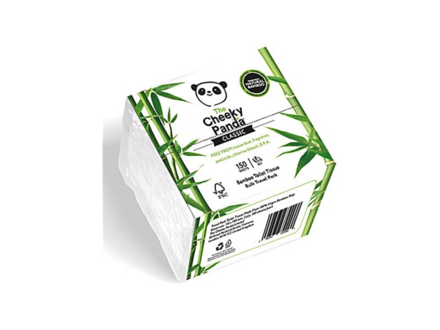 Podróżny papier toaletowy z bambusa interakcje ulotka papier - 150 szt.