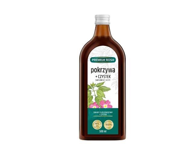 Pokrzywa + Czystek interakcje ulotka płyn  500 ml