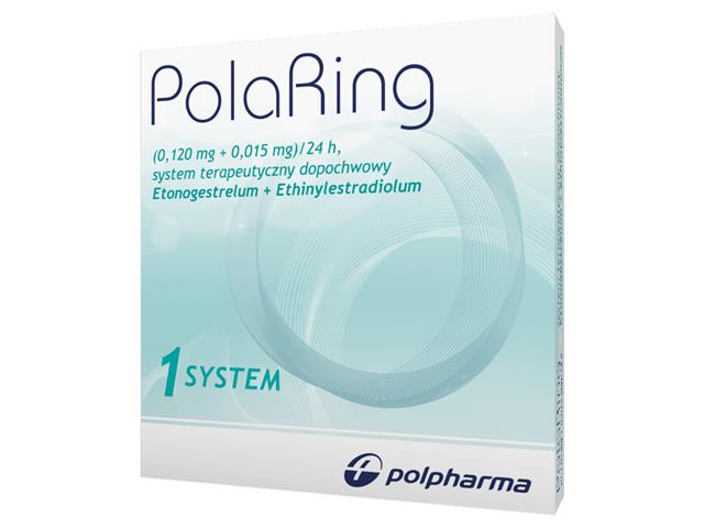 PolaRing interakcje ulotka system terapeutyczny dopochwowy (0,12mg+0,015mg)/24h 1 szt.