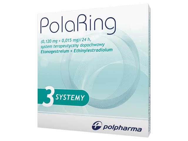PolaRing interakcje ulotka system terapeutyczny dopochwowy (120mcg+15mcg)/24h 3 szt.