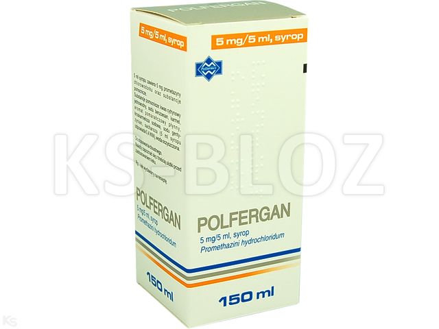 Polfergan interakcje ulotka syrop 5 mg/5ml 150 ml | (but. PET w tekturowym pudełku)