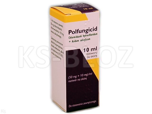 Polfungicid interakcje ulotka płyn do stosowania na skórę (50mg+10mg)/ml 10 ml