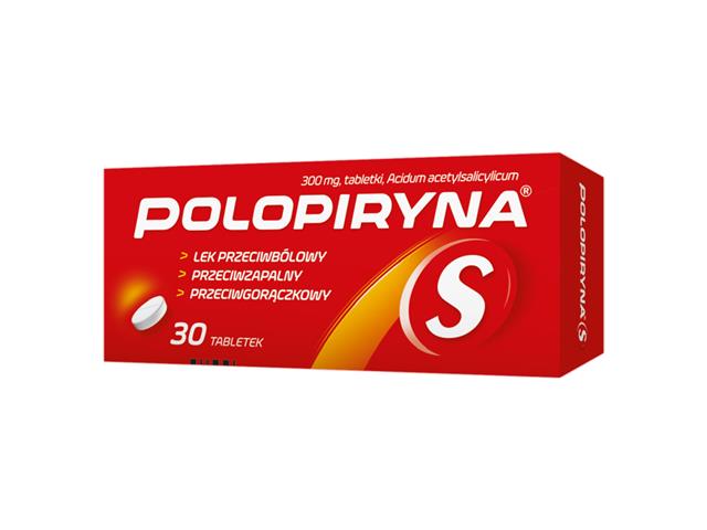 Polopiryna S interakcje ulotka tabletki 300 mg 30 tabl.