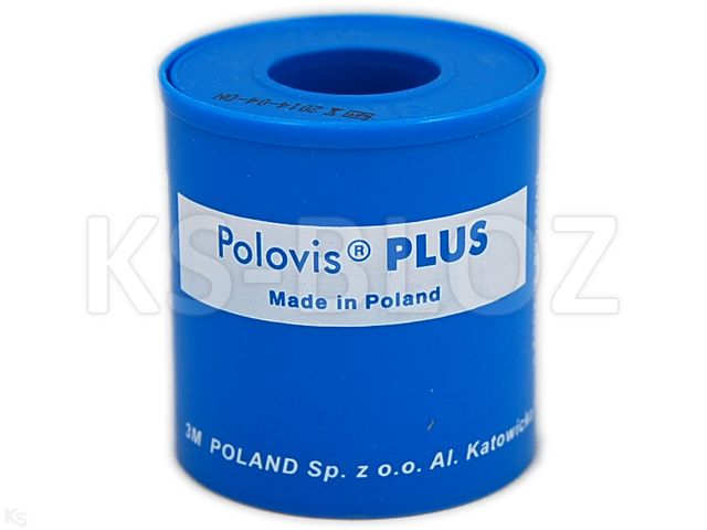 Polovis Plus Plaster 5 m x 50 mm interakcje ulotka   1 szt.