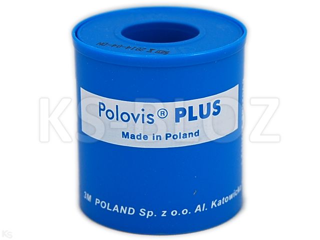 Polovis Plus Plaster 5 m x 50 mm interakcje ulotka  - 1 szt.