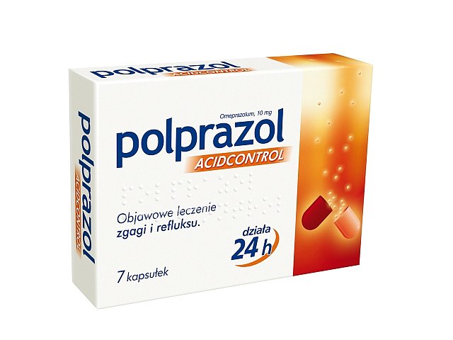 Polprazol AcidControl interakcje ulotka kapsułki dojelitowe twarde 10 mg 7 kaps.