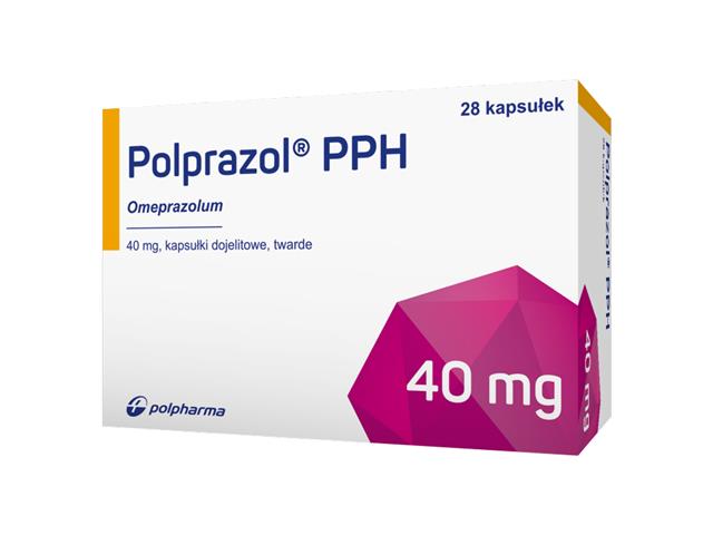 Polprazol PPH interakcje ulotka kapsułki dojelitowe twarde 40 mg 