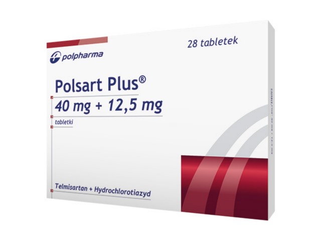 Polsart Plus interakcje ulotka tabletki 40mg+12,5mg 28 tabl.