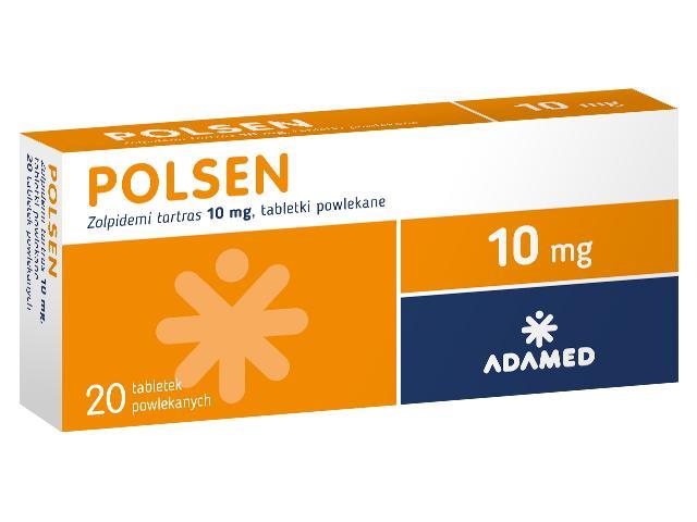 Polsen interakcje ulotka tabletki powlekane 10 mg 20 tabl.