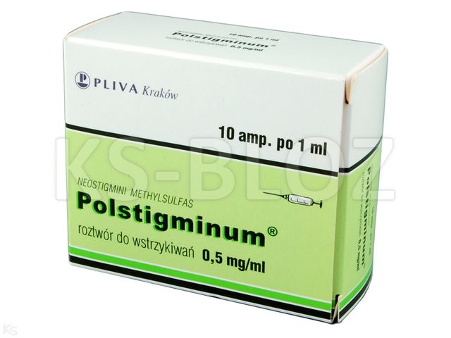 Polstigminum interakcje ulotka roztwór do wstrzykiwań 500 mcg/ml 10 amp. po 1 ml