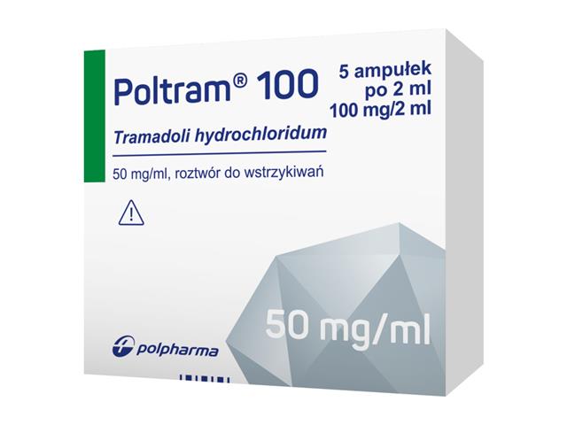 Poltram 100 interakcje ulotka roztwór do wstrzykiwań 100 mg/2ml 5 amp. po 2 ml