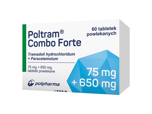 Poltram Combo Forte interakcje ulotka tabletki powlekane 75mg+650mg 