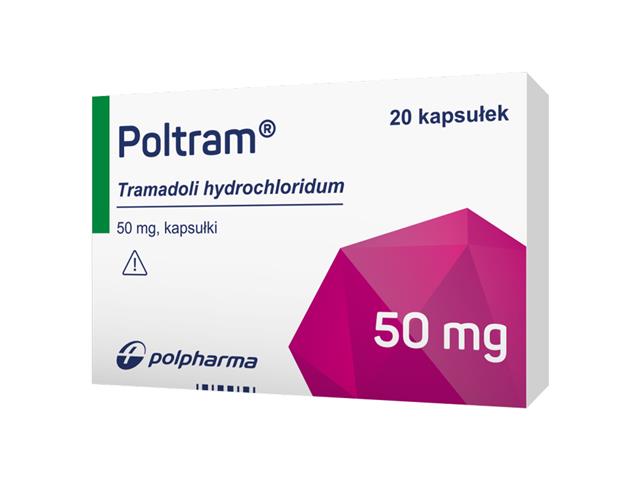 Poltram interakcje ulotka kapsułki 50 mg 20 kaps. | blist.