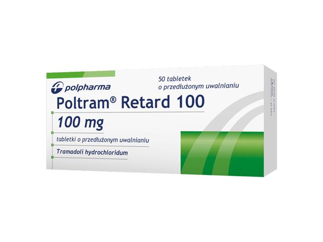 Poltram Retard 100 interakcje ulotka tabletki o przedłużonym uwalnianiu 100 mg 