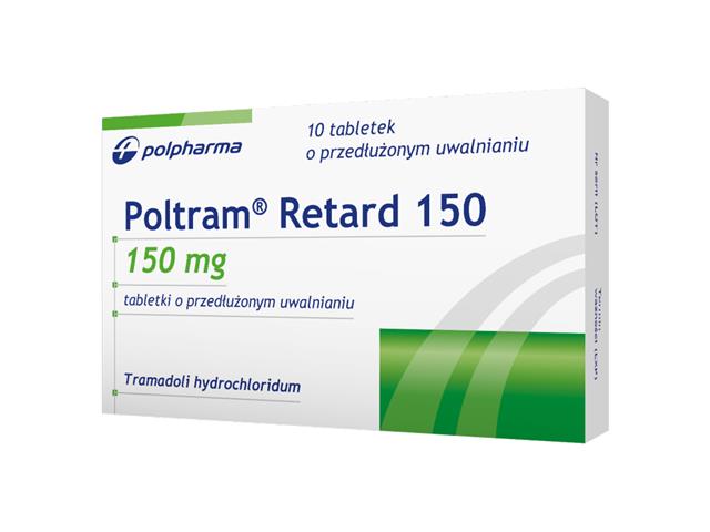 Poltram Retard 150 interakcje ulotka tabletki o przedłużonym uwalnianiu 150 mg 10 tabl. | blister