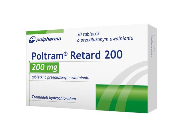 Poltram Retard 200 interakcje ulotka tabletki o przedłużonym uwalnianiu 200 mg 