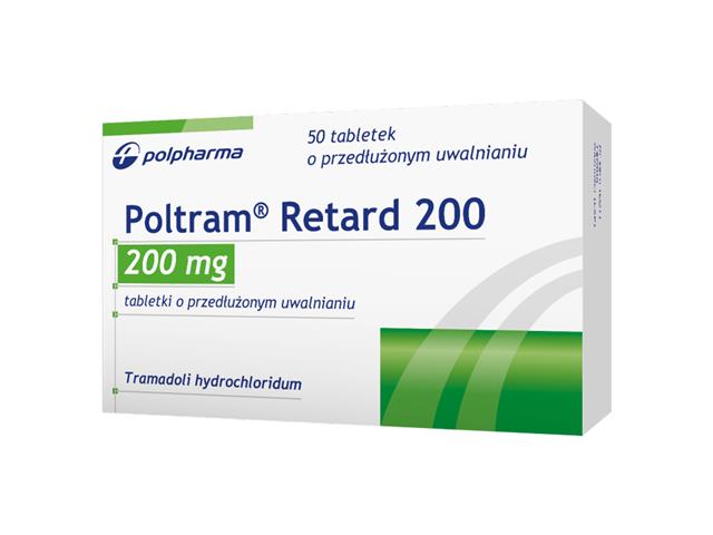 Poltram Retard 200 interakcje ulotka tabletki o przedłużonym uwalnianiu 200 mg 