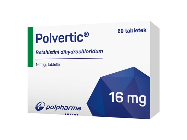 Polvertic interakcje ulotka tabletki 16 mg 60 tabl. | 6 blist.po 10 szt.