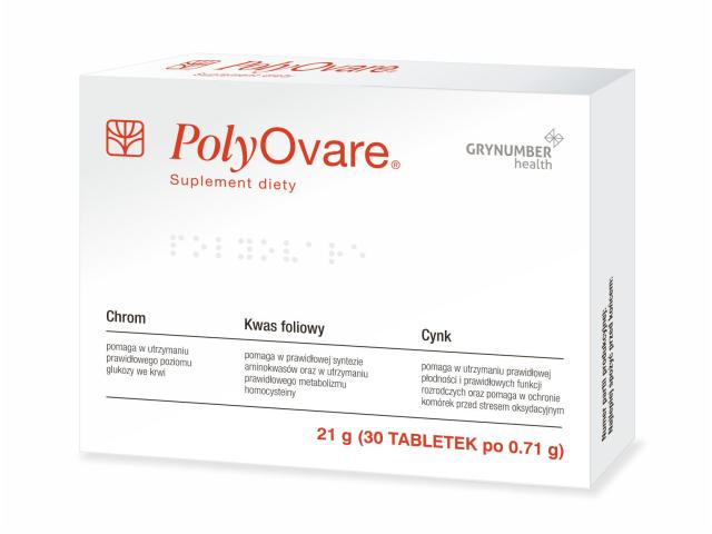 PolyOvare interakcje ulotka tabletki  30 tabl.