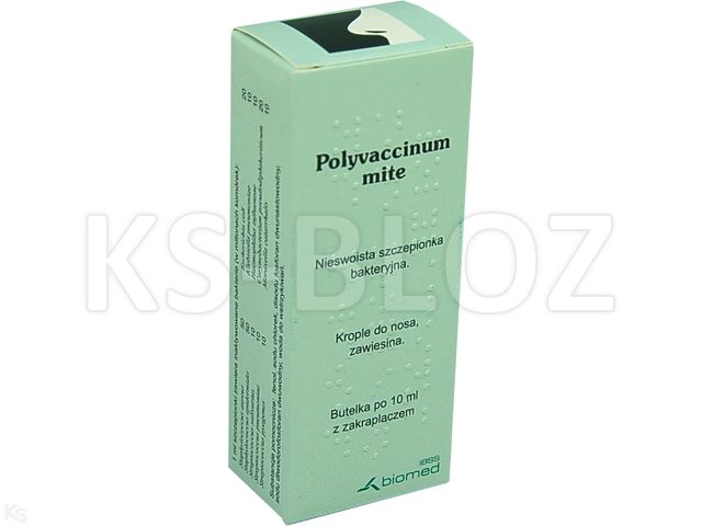 Polyvaccinum Mite interakcje ulotka krople do nosa, zawiesina - 10 ml