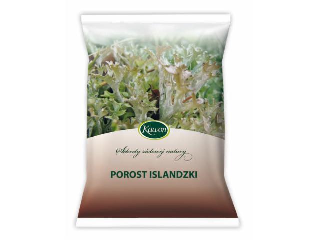 Porost Islandzki interakcje ulotka zioła do zaparzania - 50 g