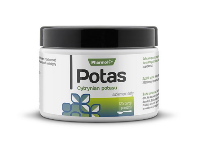 Potas Cytrynian Potasu interakcje ulotka proszek  331.25 g