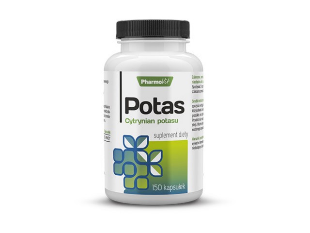 Potas Cytrynian Potasu interakcje ulotka kapsułki - 150 kaps.