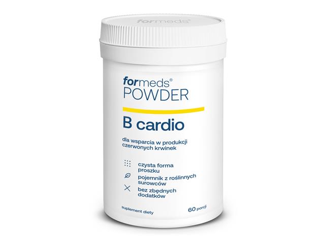 Powder B Cardio interakcje ulotka proszek  39.7 g